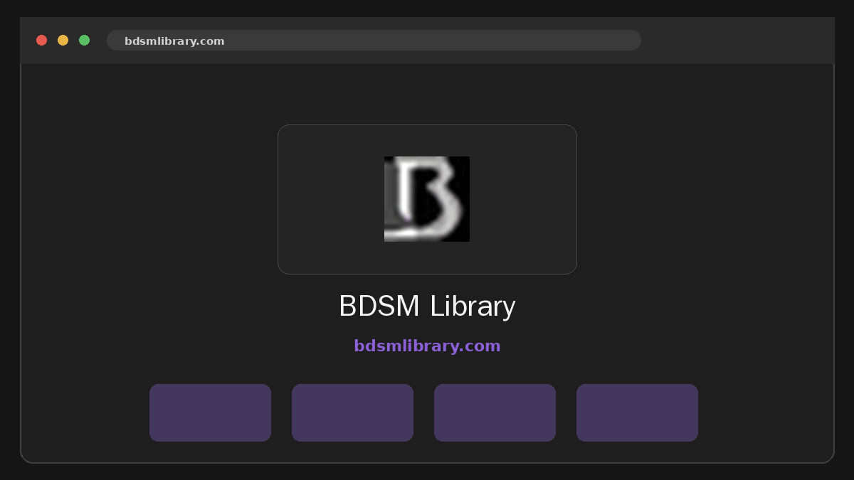 BDSM Library · Voorbeeld van