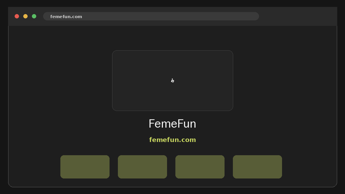 FemeFun · Voorbeeld van