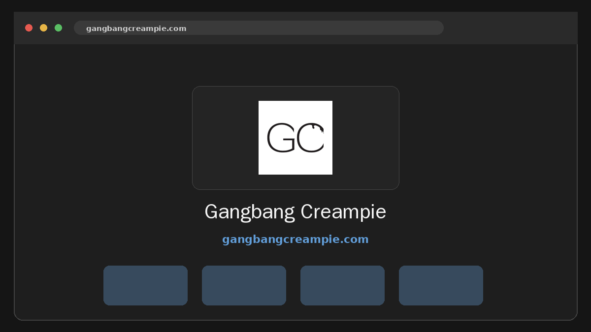 Gangbang Creampie · Voorbeeld van