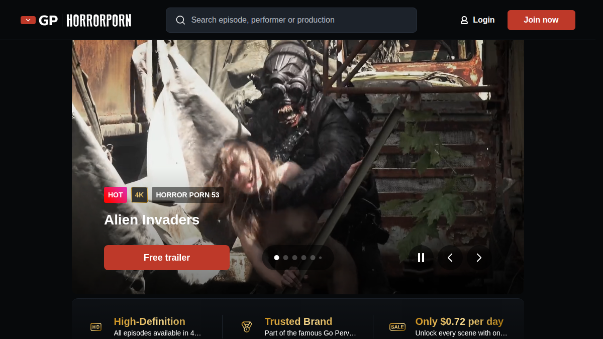 Horror Porn · Voorbeeld van