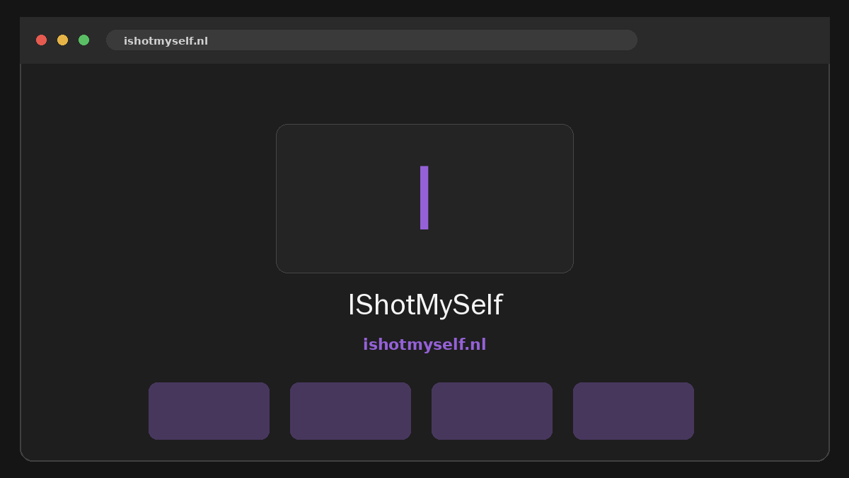 IShotMySelf · Voorbeeld van