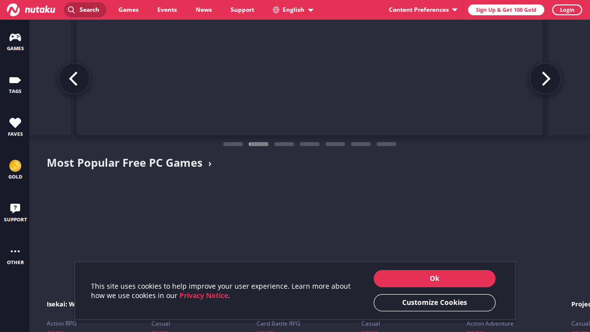 Nutaku · Voorbeeld van