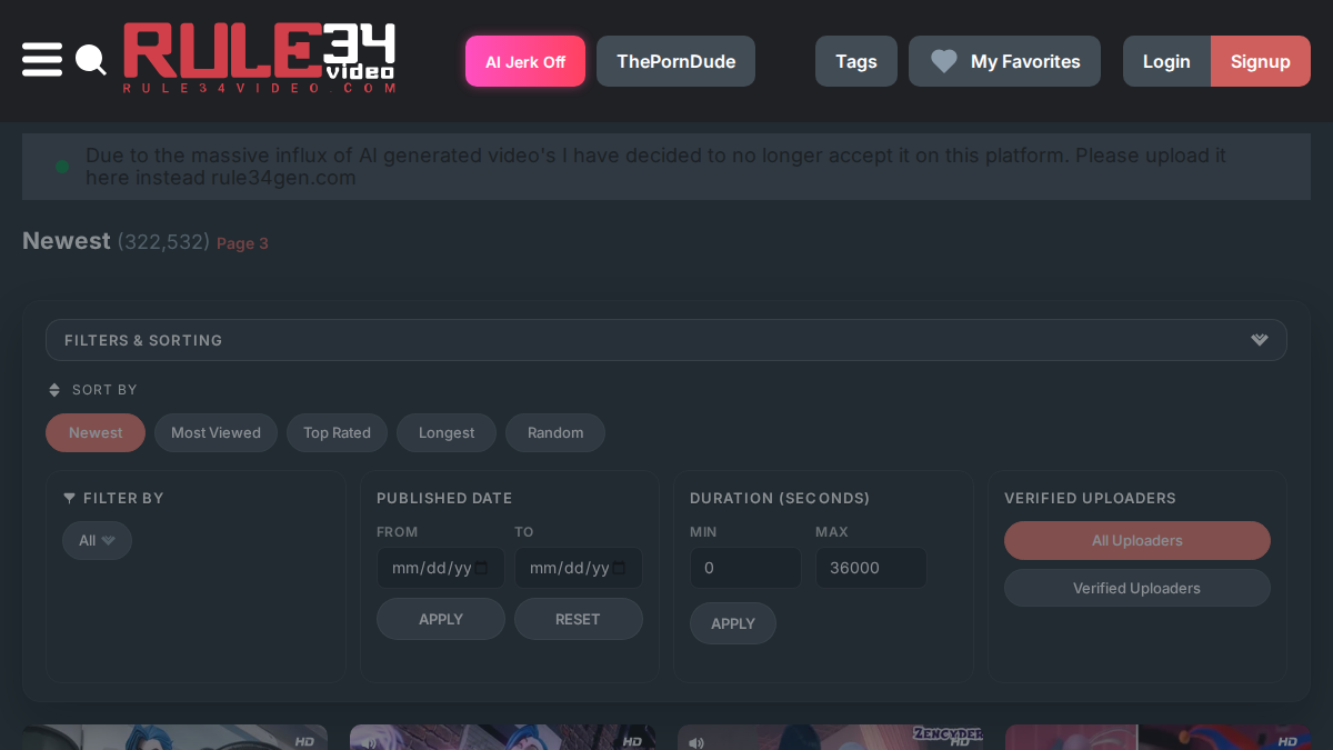 Rule34Video · Voorbeeld van