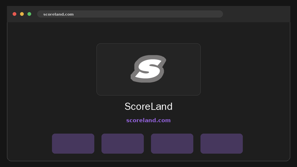 ScoreLand · Voorbeeld van