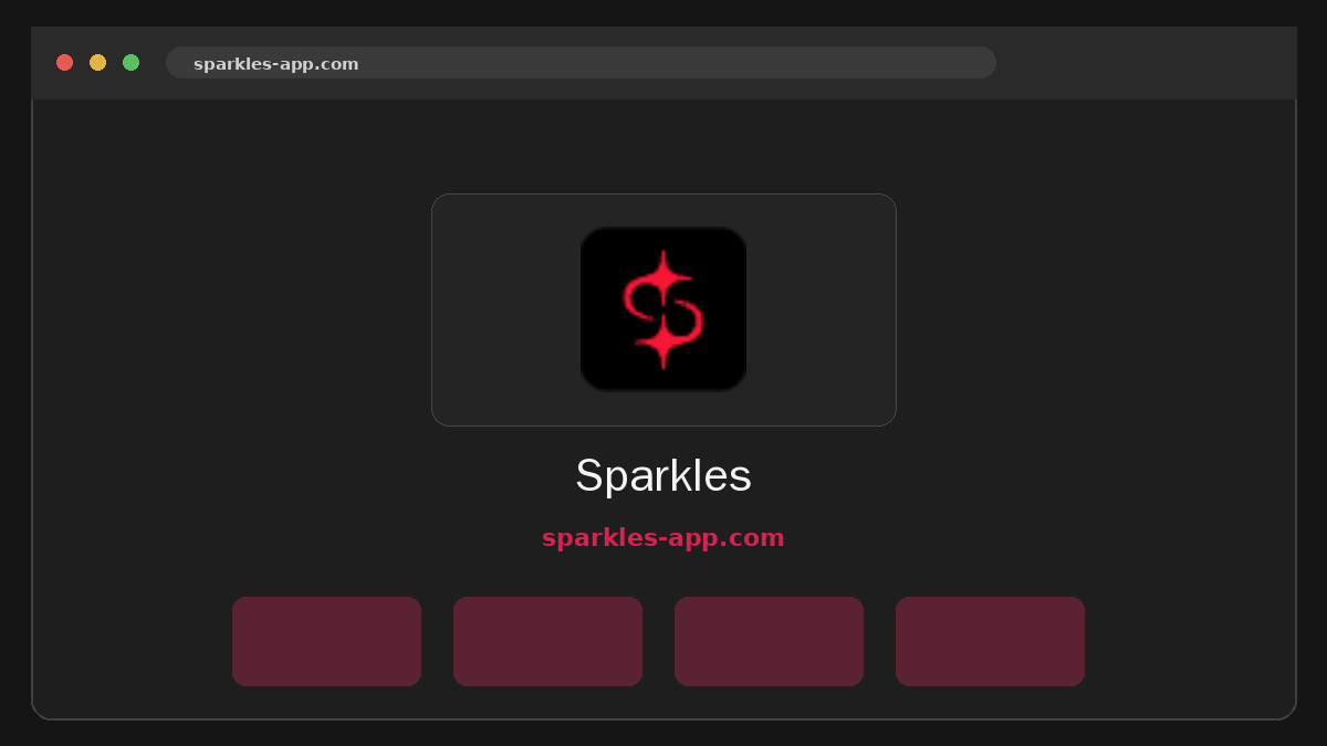 Sparkles · Voorbeeld van