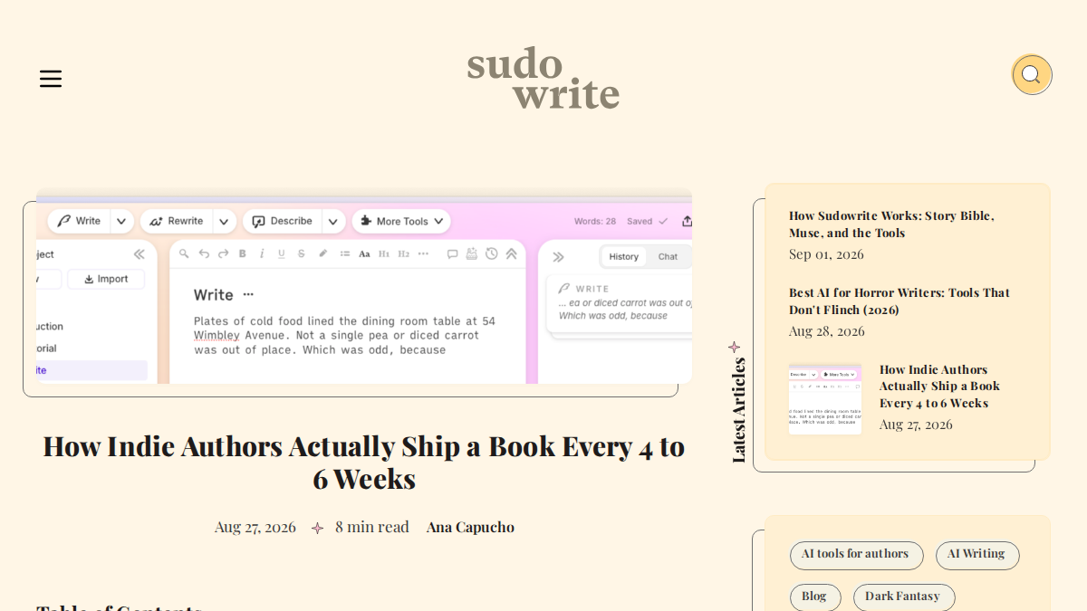 SudoWrite · Voorbeeld van