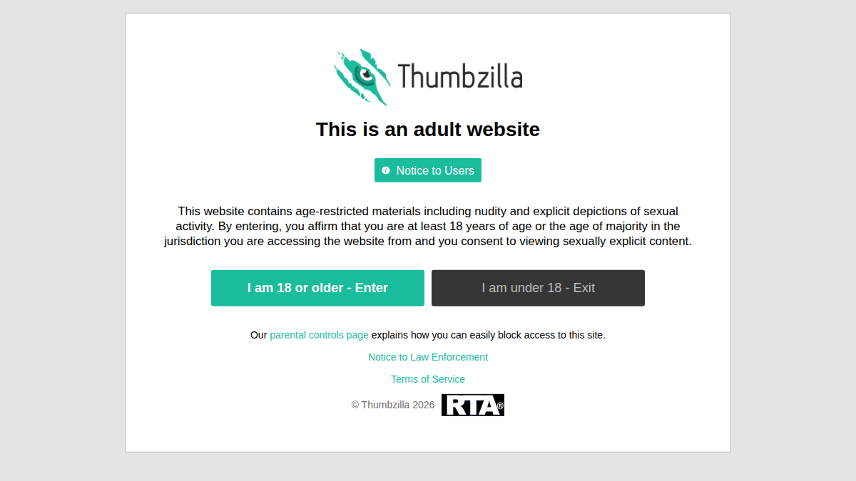 Thumbzilla · Voorbeeld van
